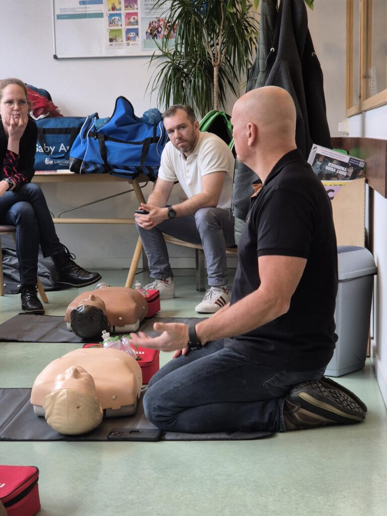 Foto van een reanimatieles.