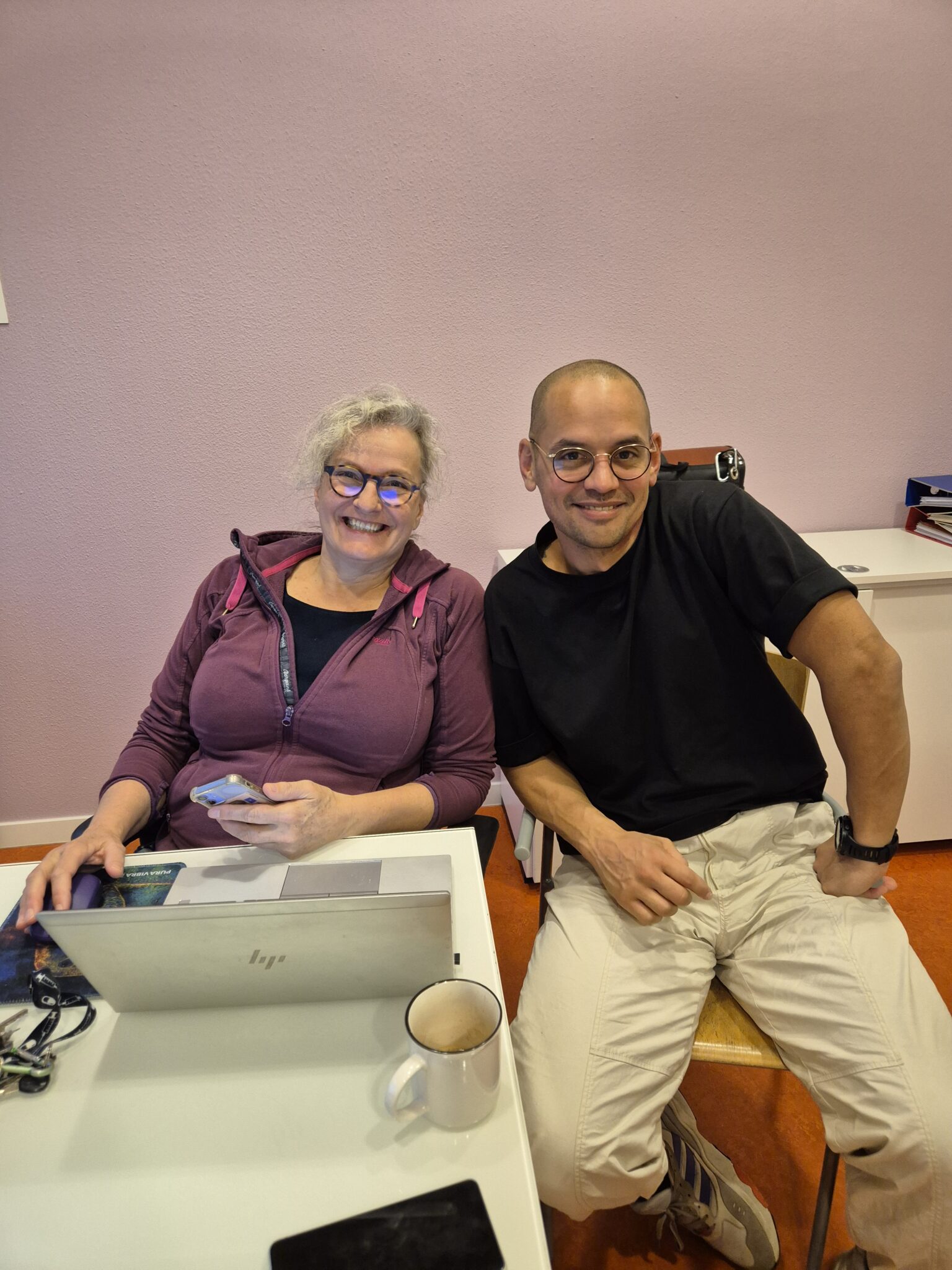 Foto van Karin en Lennart.