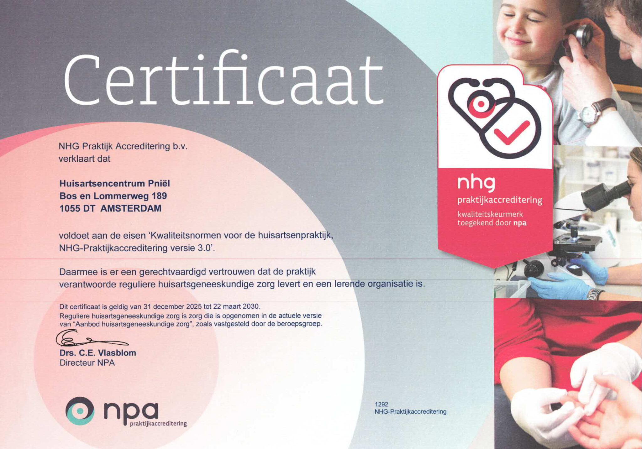NHG accreditatie.